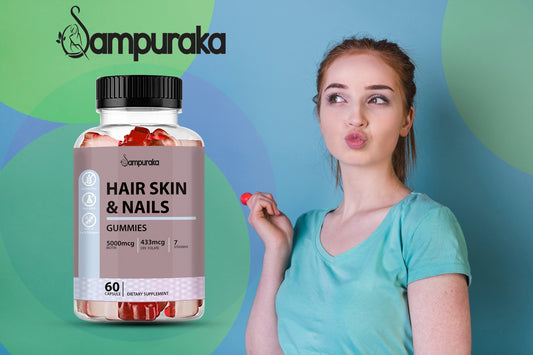 Premium Hair, Skin & Nails Beauty Gummies - A Triple Strength Daily Supplement