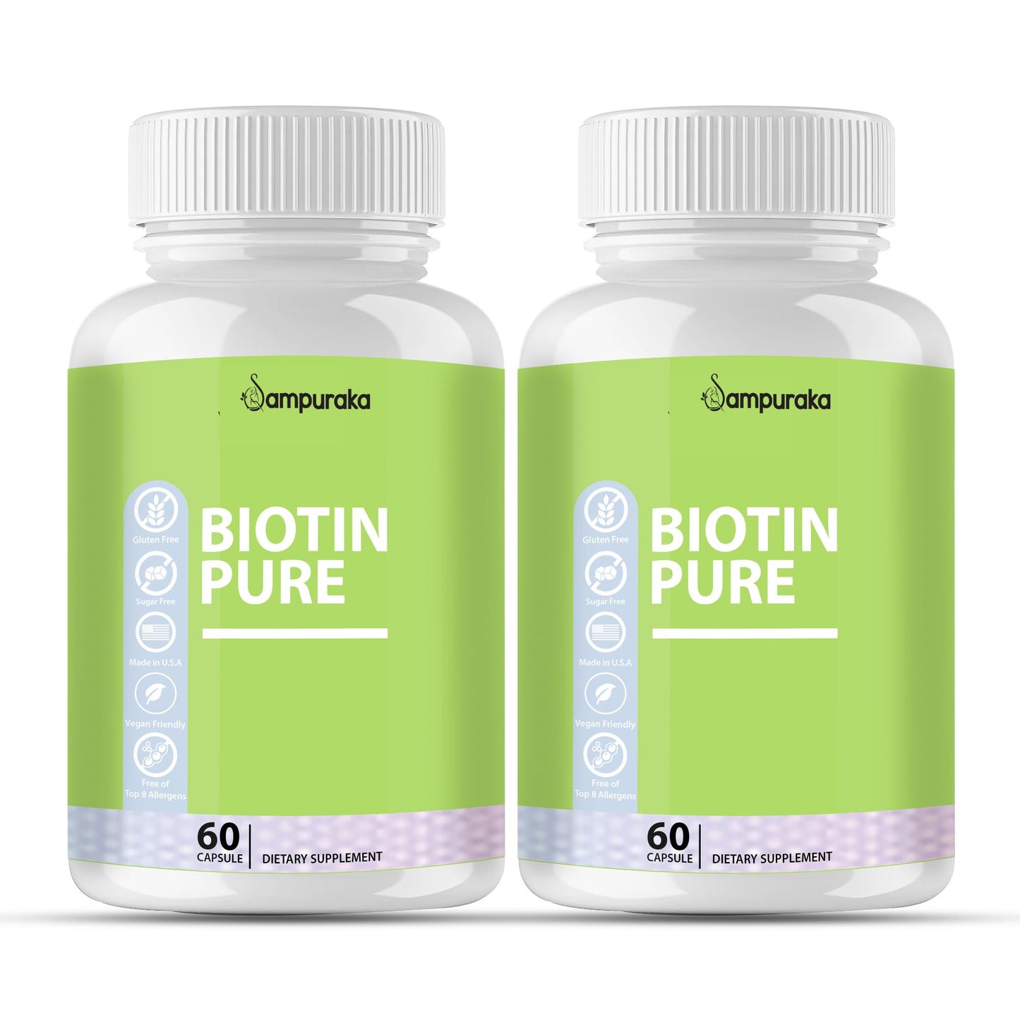 Biotin Pure Supplement - Boost Your Vitamin B Levels - sampuraka